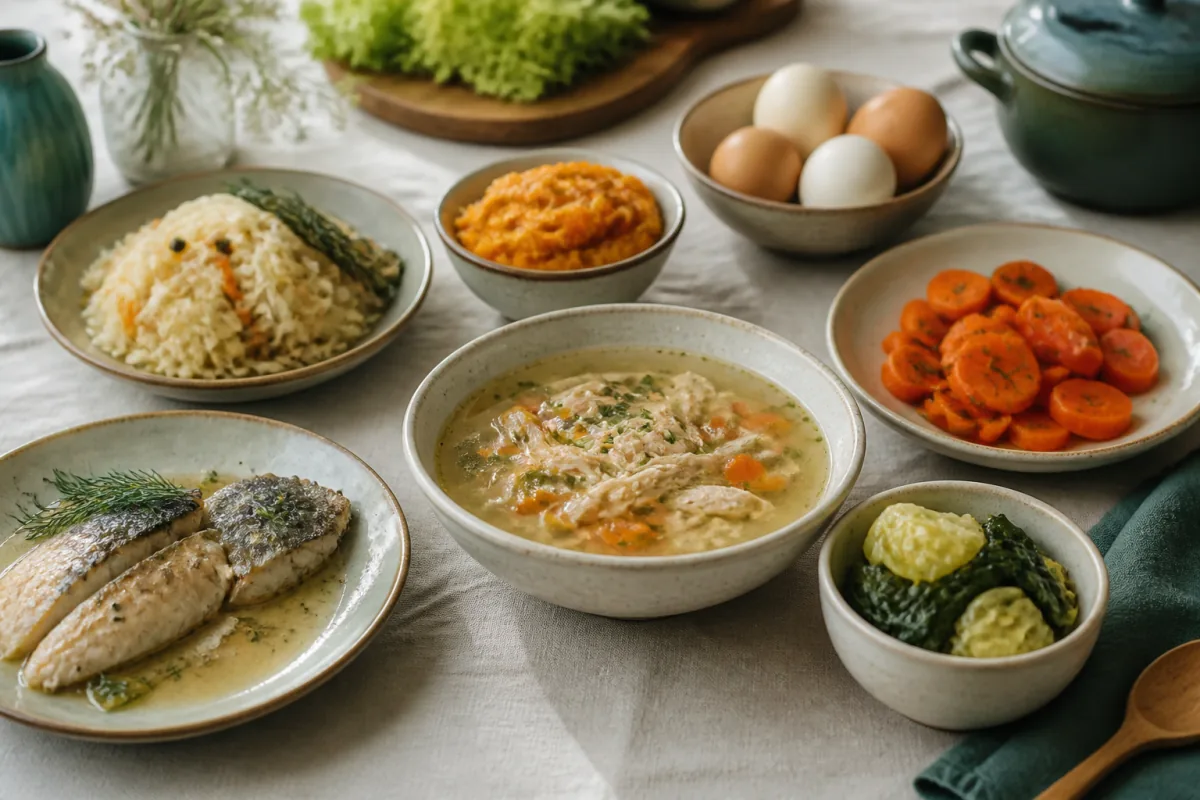 Gaps Diet Hero Chicken Soup Fermented Vegetables.